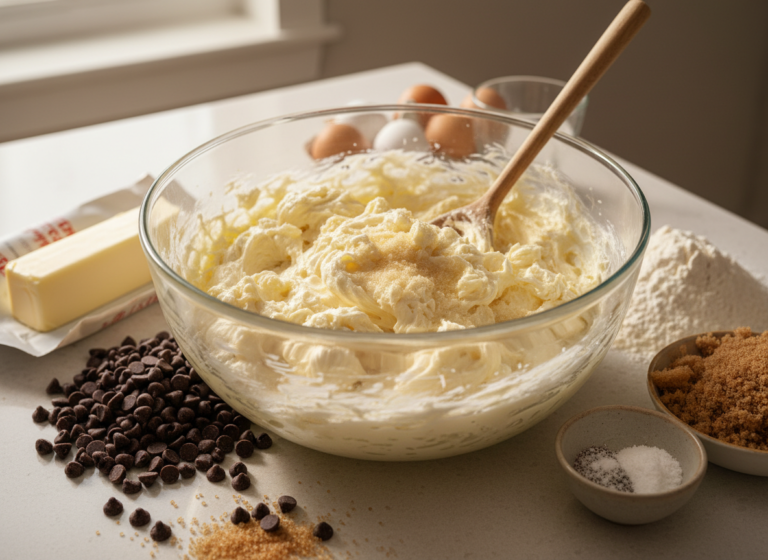 How to Choose a Hand Mixer: 6 Specs That Matter 6 Creamed butter and sugar for cookie dough in a mixing bowl